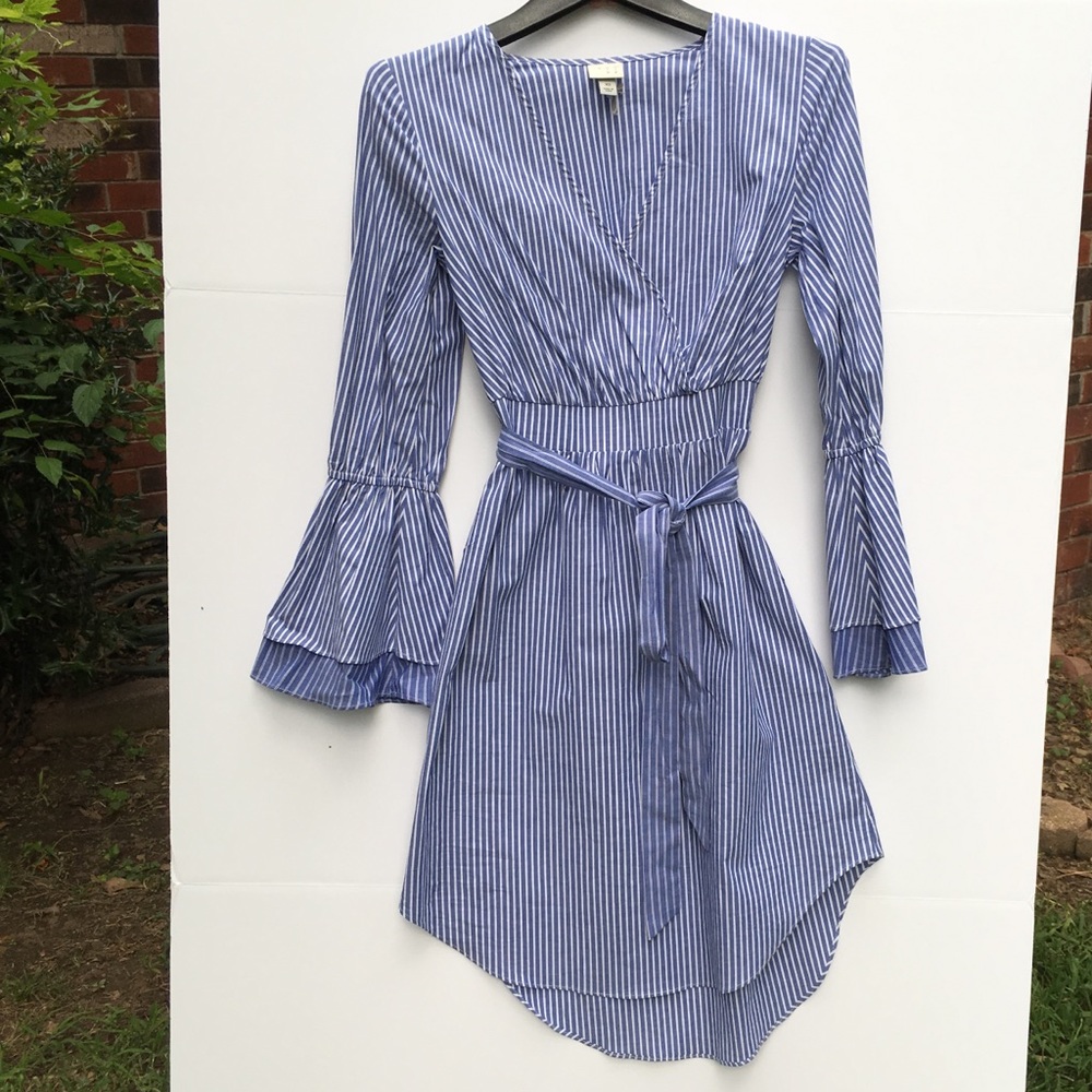 NWOT A New Day Shirt Dress with Tie Belt